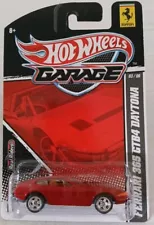 Hot Wheels Ferrari 365 GTB4 Daytona GARAGE SERIES red 2011 NEW On Card