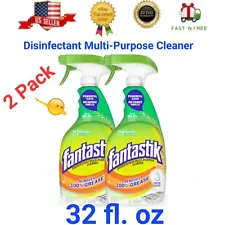 2x Fantastik All-Purpose Cleaner Trigger, Fresh Scent, 32 fl oz Lot Bulk