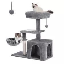 PAWZ Road Cat Tree Tower Kitten Play Scratching Post Condo House Bed Furniture