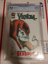 What If Venom Possessed Deadpool #1 CBCS 9.6