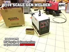 Miniature Custom Truck 250-hp Welder-Generator 1/14th scale for RC Construction