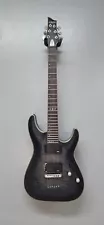 Schecter Guitar C-1 Platinum See-Thru Black Satin (B25)