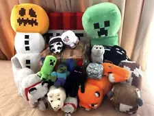 Minecraft Plush Cushion strap lot of 18 Set sale Fox frog alpaca wither skeleton