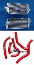 For Honda CRF450R CRF450 CRF 450R 2015 2016 Aluminum Radiator+HOSE RED (For: 2016 Honda CRF450R)