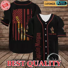 SALE!!_ Captain Morgan Baseball Shirt, Captain Morgan Summer Jersey Shirt S-5XL