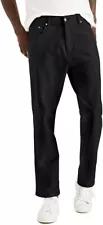 Dockers Men's Jean-Cut Supreme Flex Straight Fit Pants in Black-32x30