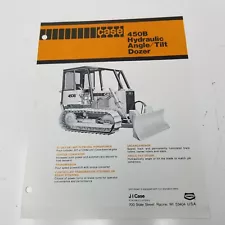 Case 450B Hydraulic Angle Tilt Dozer Sales Brochure 1980 Specifications Photos