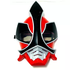 Red Power Ranger Samurai Mask Pretend Play Costume Accessory Bandai 2011 Ages-4+