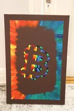 Original Bit coin Art Original for sale by Nick Paloumbis 2023 - 36in x 24in