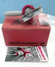 Vintage ARCOY Power Tools Rabbetter Drill Attachment with Box & Paperwork