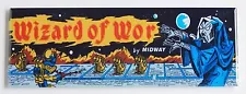 Wizard of Wor Marquee FRIDGE MAGNET (1.5 x 4.5 inches) arcade video game header