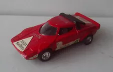 Lancia Stratos 1:34 Monty Carlo Rally Car 1980s Vintage Pull-Back-And-Go Motor