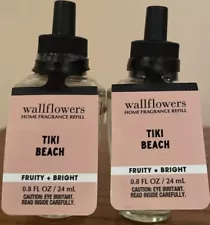 “Tiki Beach” Wallflower Plug In Refills X 2. Bath &Body Works. SHIPS FREE