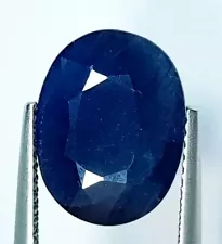 14.96ct Oval Cut Natural Kashmir Blue Sapphire Gemstone Appraisal $29,920