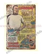 signs for sale 1949 Wheaties BOB HIGGINS Penn State football metal tin sign