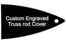 Custom engraved Truss Rod Cover for Carvin Guitars - Large Size