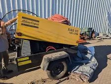 2017 Atlas Copco XAS 44 HP, 185 CFM Air Compressor