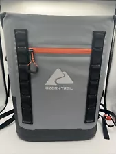 Ozark Trail 24 Can Welded Cooler, Wide Mouth Cooler Backpack with Microban