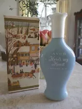 Vintage AVON Here's My Heart Cologne Mist NET WT 3 oz NIB