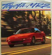 TOYOTA MR2 LF USA Car Sales Brochure For 1986 #P/6-004 (8/85)