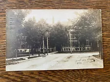 Vintage 1915 Real Photo Postcard Eau Claire WI Wis High School RPPC