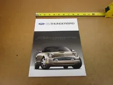 2005 Ford Thunderbird 50th Ann. sales brochure 12 pg ORIGINAL literature