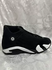 AIR JORDAN XIV 14 RETRO 11.5 BLACK WHITE 487471 016 WINTERIZED LAST SHOT LANEY