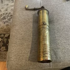 19th century Antique Turkish Ottoman brass coffee grinder mill Vintage!