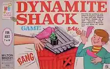 DYNAMITE SHACK Board GAME #4985 Milton Bradley WORKS Vintage