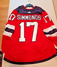 NHL New Jersey Devils Wayne Simmonds Home Primegreen Jersey Adidas Size 56