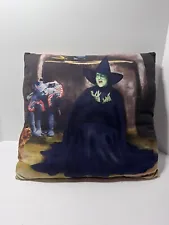 Wicked Witch Wizard of Oz Throw Pillow Vintage Gothic Halloween Monkey Slippers
