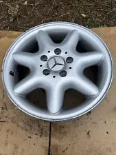 01-07 MERCEDES C240 C320 16x7" SILVER ALUMINUM WHEEL RIM OEM 16”