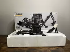 ERTL Case 580 Super M Series 2 Loader Black Backhoe 50th Anniversary W/ Box 1/16