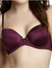 Spanx Balconette Bra With Amenity Foam For A Filler Look In A Flash In Currant