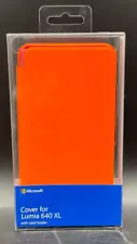 Microsoft Flip Cover Case for Lumia 640 XL (Orange) 02744L2 *NEW*