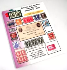 Nutmeg Stamp Auction Catalog 2000 Fancy Cancels Errors Post Cards Literature UN