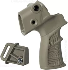 VISM Shotgun Pistol Grip Stock w/ Adapter Sling Cap for Mossberg 500/590 TAN