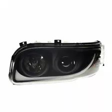 For Peterbilt 388/389 2006-2018 Headlight Driver Side | Black Housing Light Bar (For: 2008 Peterbilt 389)