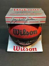 Vintage Michael Jordan Chicago Bulls ROY Wilson Mini Basketball *in box*