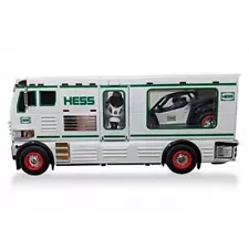 HESS 2018 Toy Truck - RV with ATV and Motorbike Lights & Sounds Toy NIB