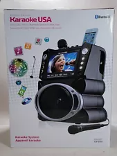 Karaoke USA GF844 Complete Bluetooth Karaoke System. BRAND NEW/UNOPENED