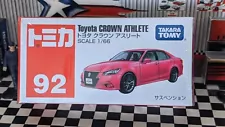 TOMICA #92 TOYOTA CROWN ATHLETE 1/66 SCALE NEW IN BOX USA STOCK!!!