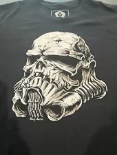 Zero Foxtrot Stormtrooper Skull shirt Large Star Wars Darkside