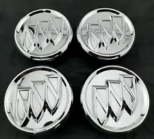 Set of 4 Chrome Center Caps 2.5in Buick Lacrosse Regal Lucerne 9594955