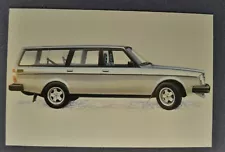 1981-1982 Volvo GLT Wagon Postcard 245 Turbo Excellent Original