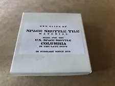 Authentic Space Shuttle Columbia Tile with Collector Case