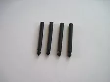 Farm Toy Tractor Parts Muffler/Exhaust Pipe Black (group of 4 rubber)