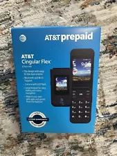 AT&T Cingular Flex Easy to Use Senior Flip Phone Charcoal EA21110 SHIPS DAILY