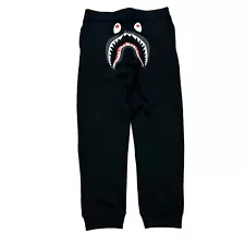 NWT $375 BAPE A BATHING APE SHARK BLACK SWEATPANTS SZ 2XL JOGGER (32)