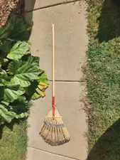 Lawn Rake with Bamboo Teeth | Wood - High Quality - Made in USA